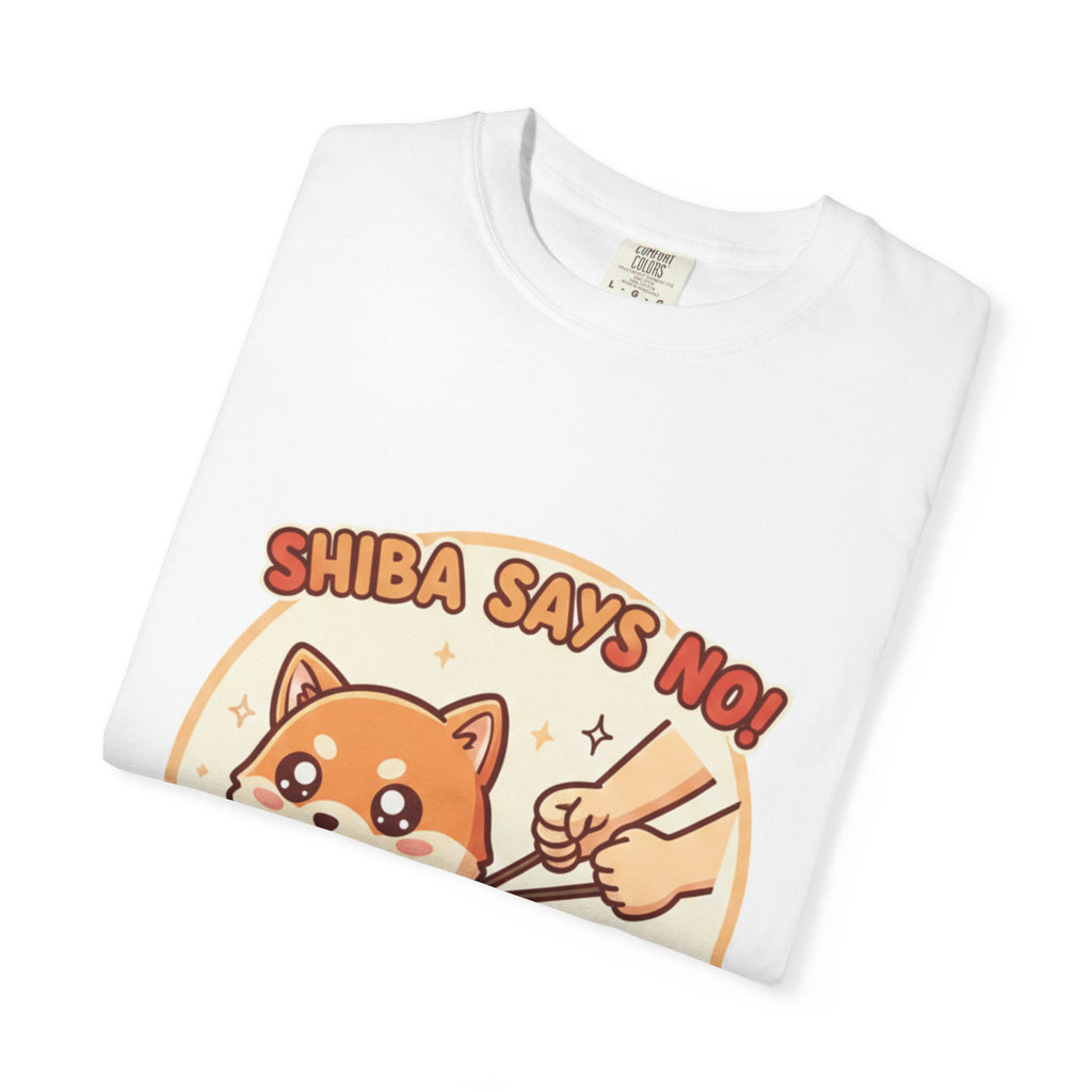Shiba Says No! Cute Shiba Inu Graphic T-Shirt